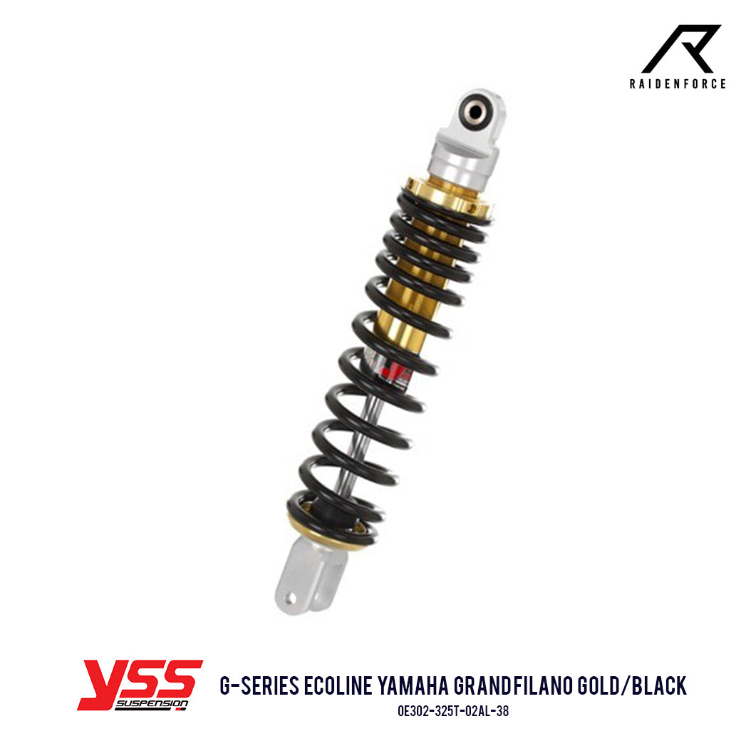โช้ค YSS ECO Line Yamaha Grand Filano125'14-22 สี ดำ/ทอง