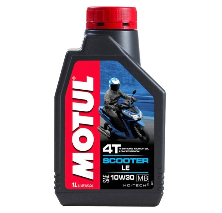 น้ำมันเครื่องกึ่งสังเคราะห์ MOTUL LE SCOOTER 4T 10W-30 0.8 ลิตร