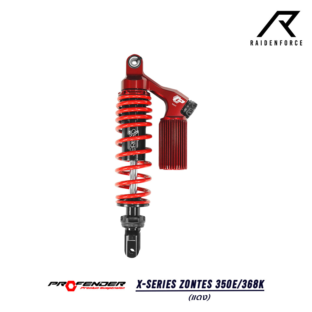 โช้ค PROFENDER X-Series ZONTES 350E/368K สีแดง