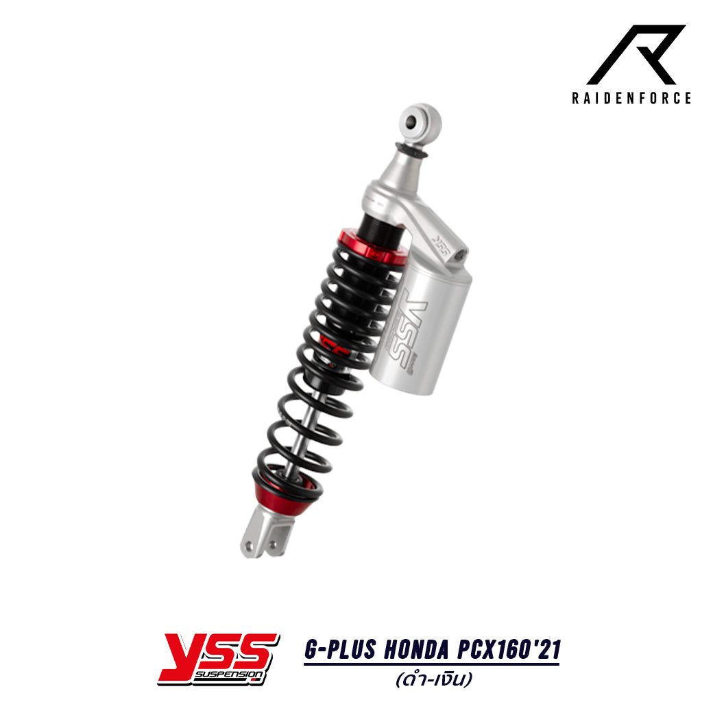 โช้ค YSS G-Plus Honda PCX160'21 สี ดำ/เงิน