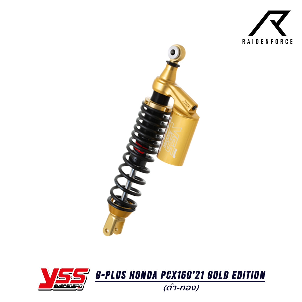 โช้ค YSS G-Plus Honda PCX160'21 Gold Edition สี ดำ/ทอง