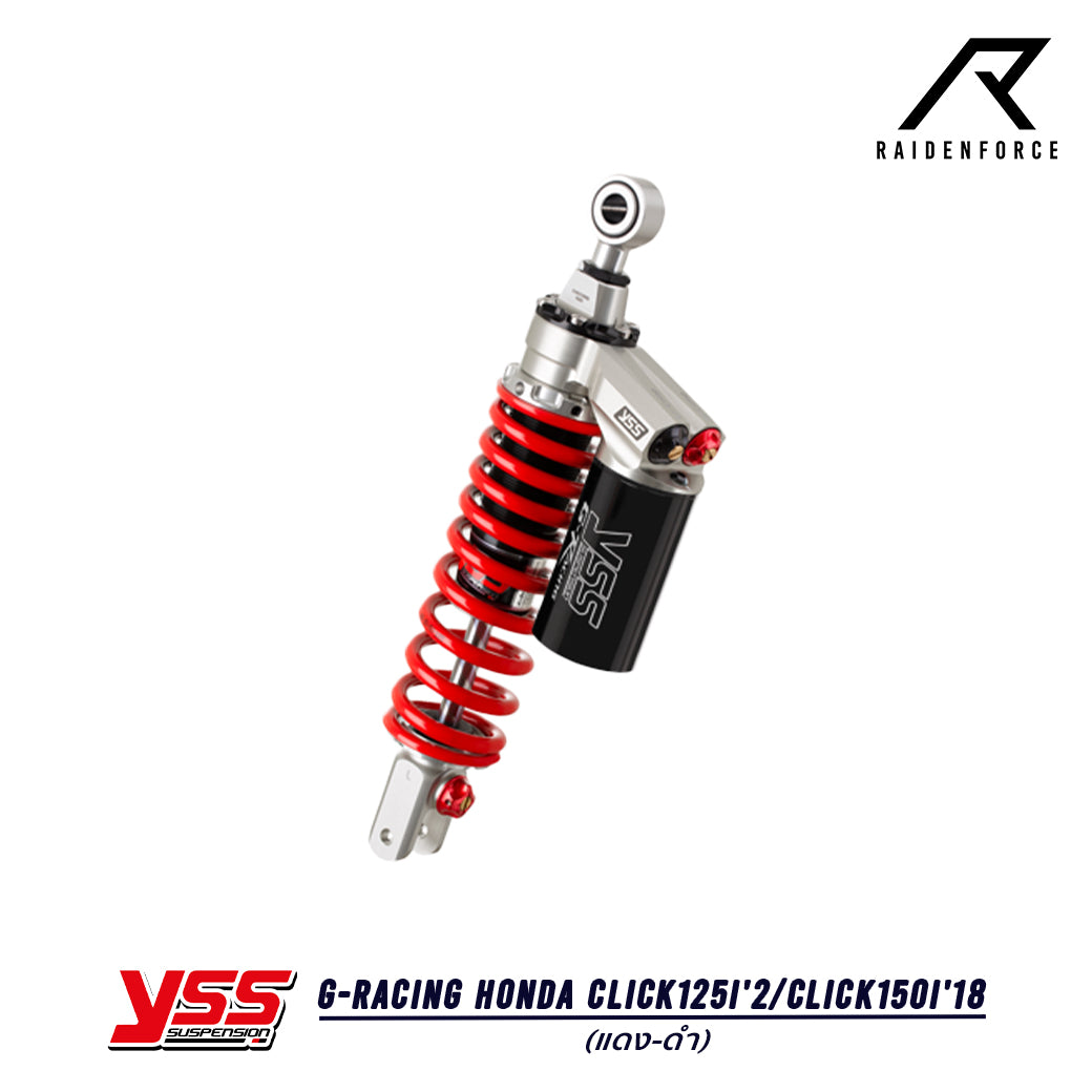 โช้ค YSS G-Racing Honda Click125i'2/Click150i'18 สี แดง/ดำ