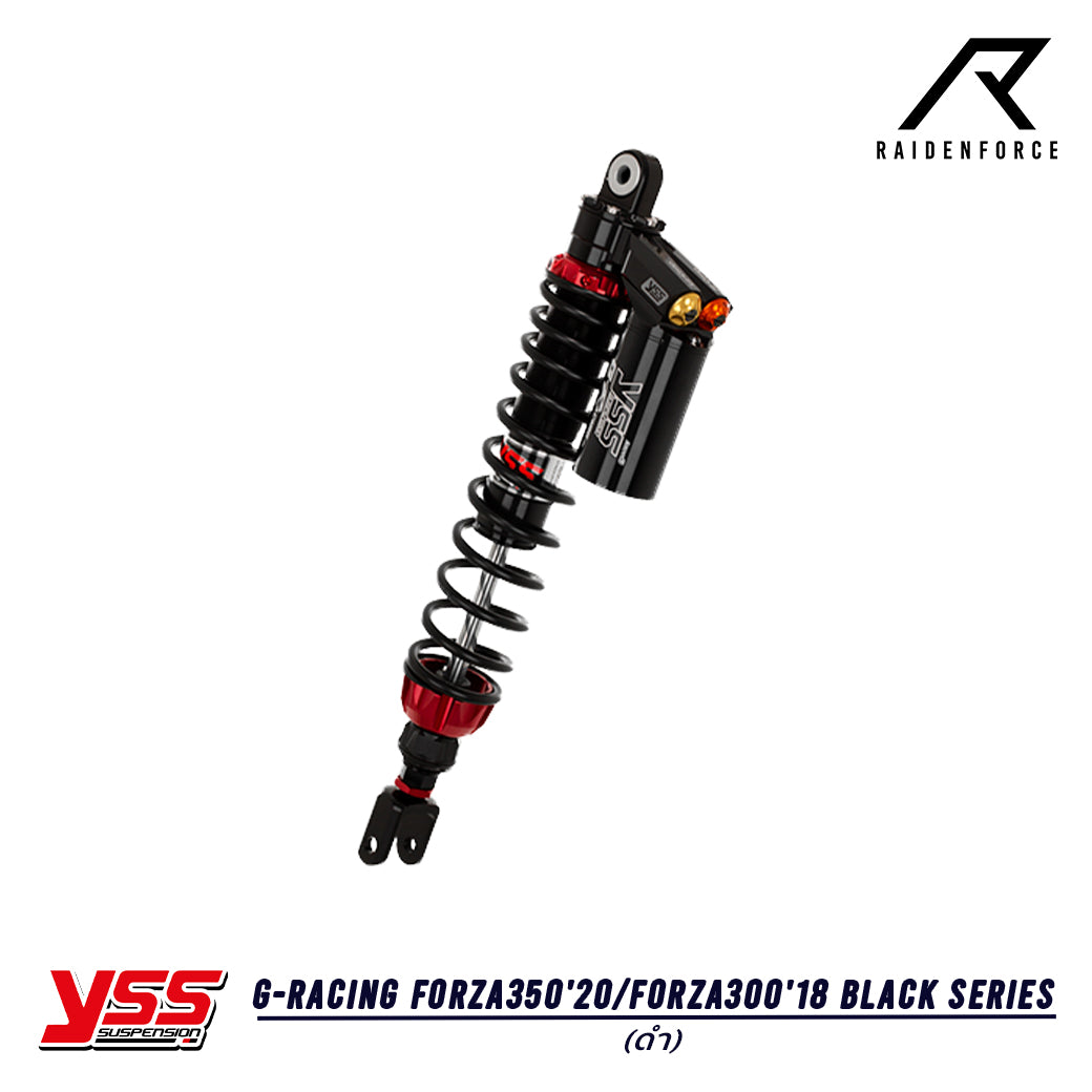 โช้ค YSS G-Racing Honda Forza350'20/Forza300'18 Black series สี ดำ/ดำ