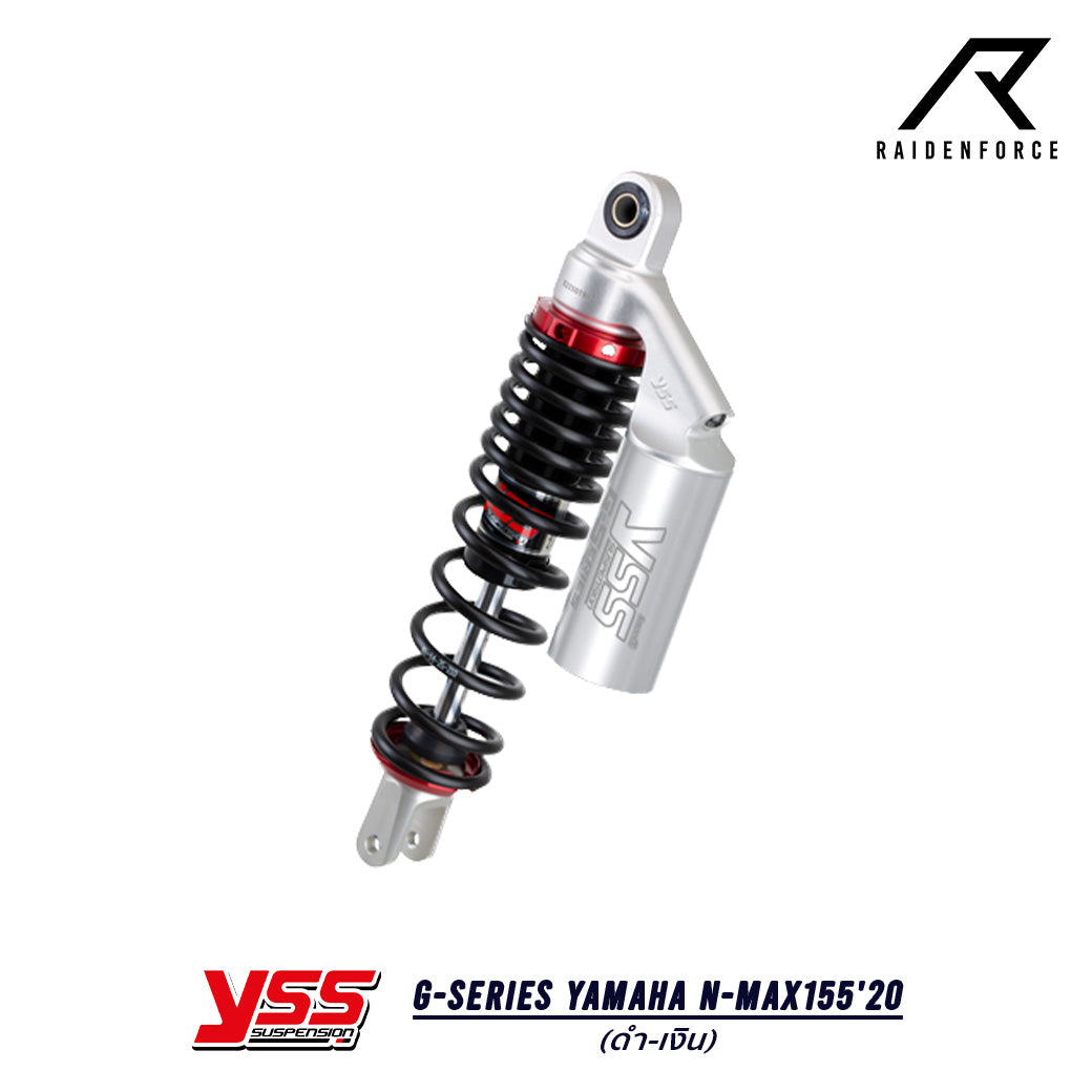 โช้ค YSS G-Series Yamaha N-max155'20 สี ดำ/เงิน