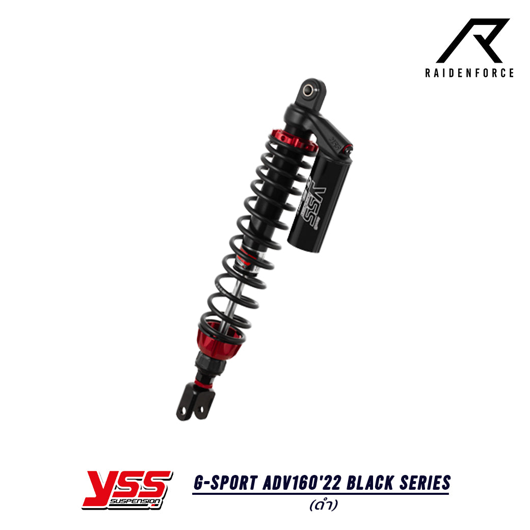 โช้ค YSS G-Sport Honda ADV160'22 Black series สี ดำ/ดำ