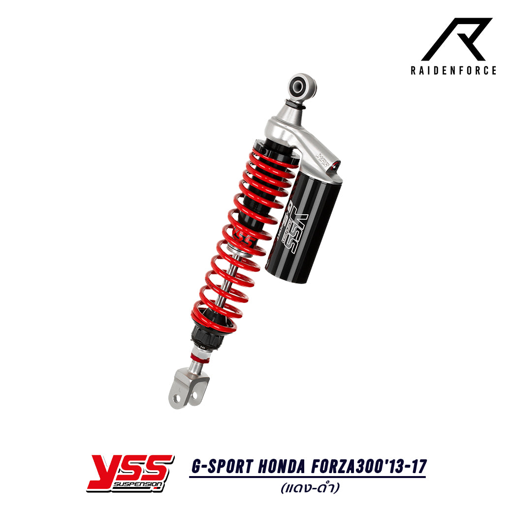 โช้ค YSS G-Sport Honda Forza300'13-17 สี แดง/ดำ