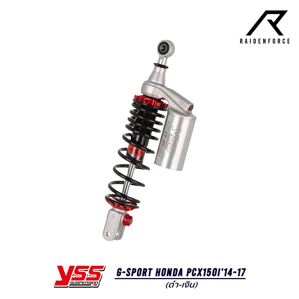 โช้ค YSS G-Sport Honda PCX150i'14-17 สี ดำ/เงิน