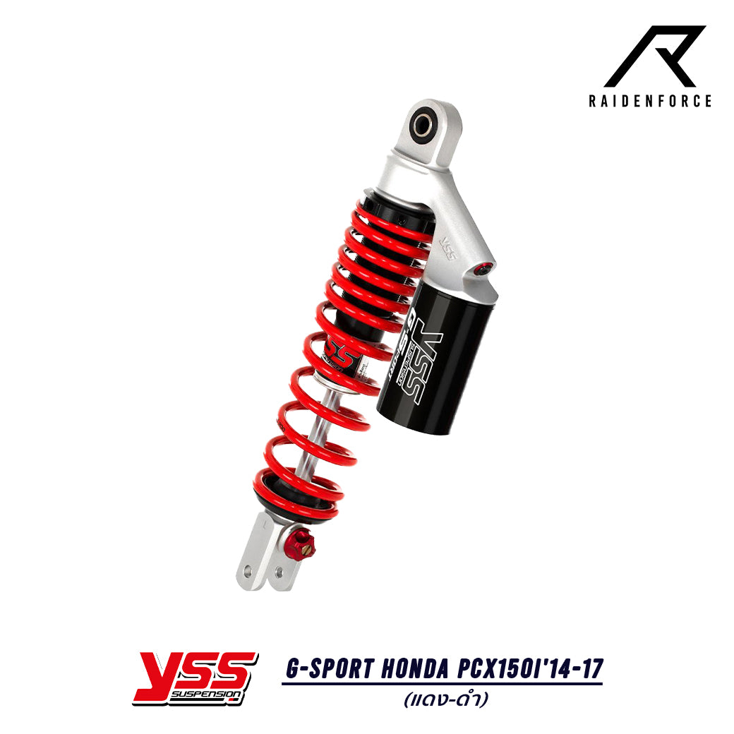 โช้ค YSS G-Sport Honda PCX150i'14-17 สี แดง/ดำ