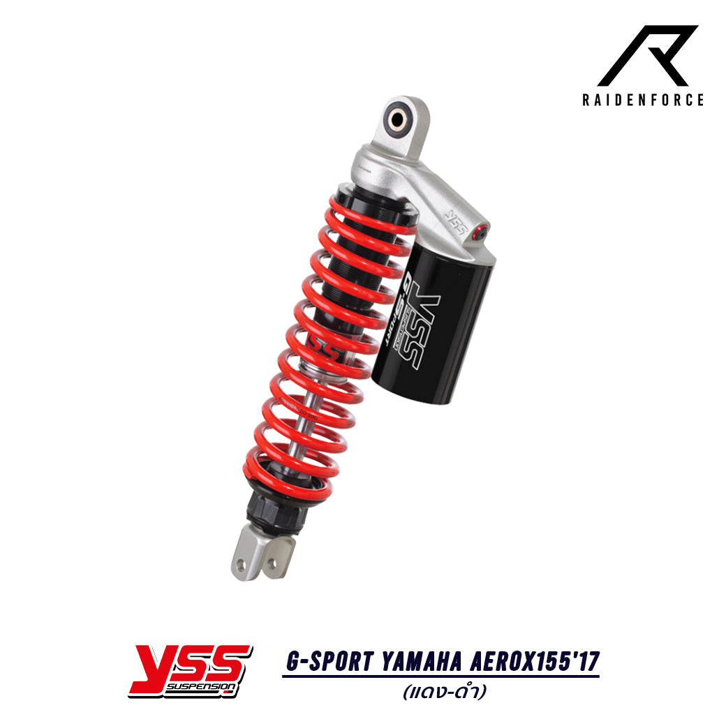 โช้ค YSS G-Sport Yamaha Aerox155'17 สี แดง/ดำ