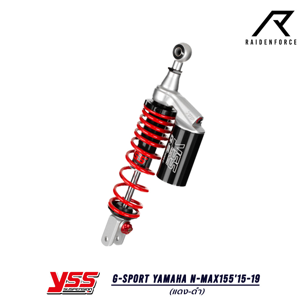 โช้ค YSS G-Sport Yamaha N-max155'15-19 สี แดง/ดำ