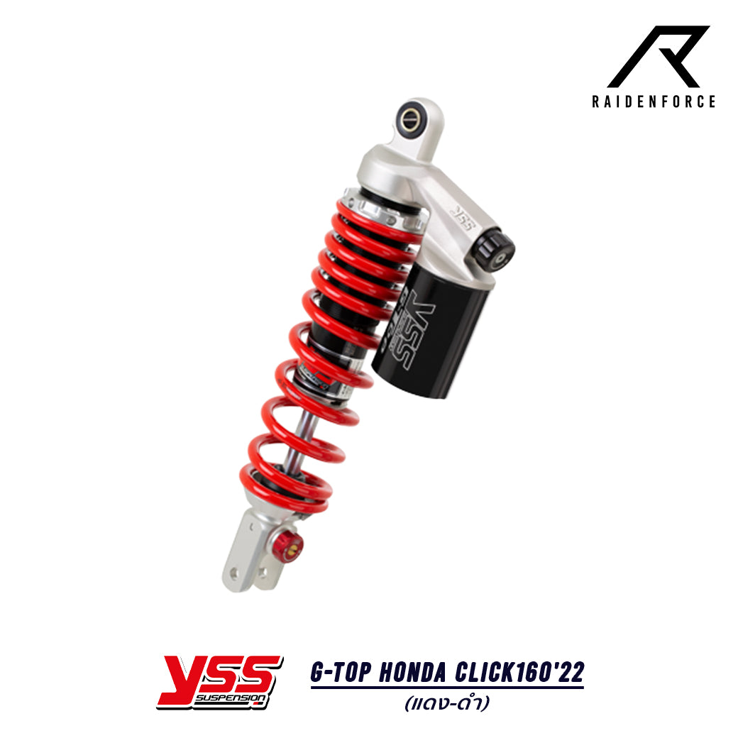 โช้ค YSS G-Top Honda Click160'22 สี แดง/ดำ