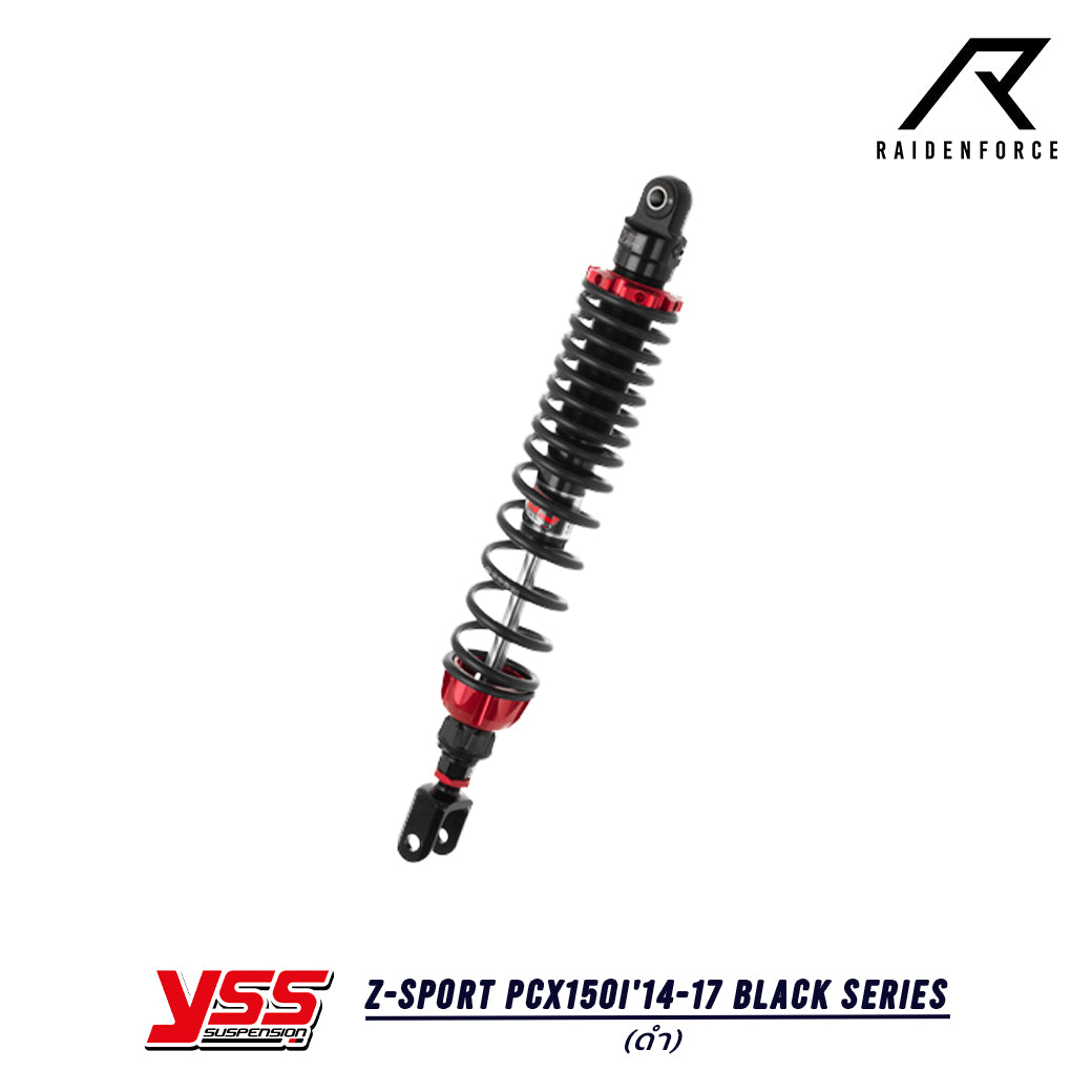 โช้ค YSS Z-Sport Honda PCX150i'14-17 Black series สี ดำ/ดำ
