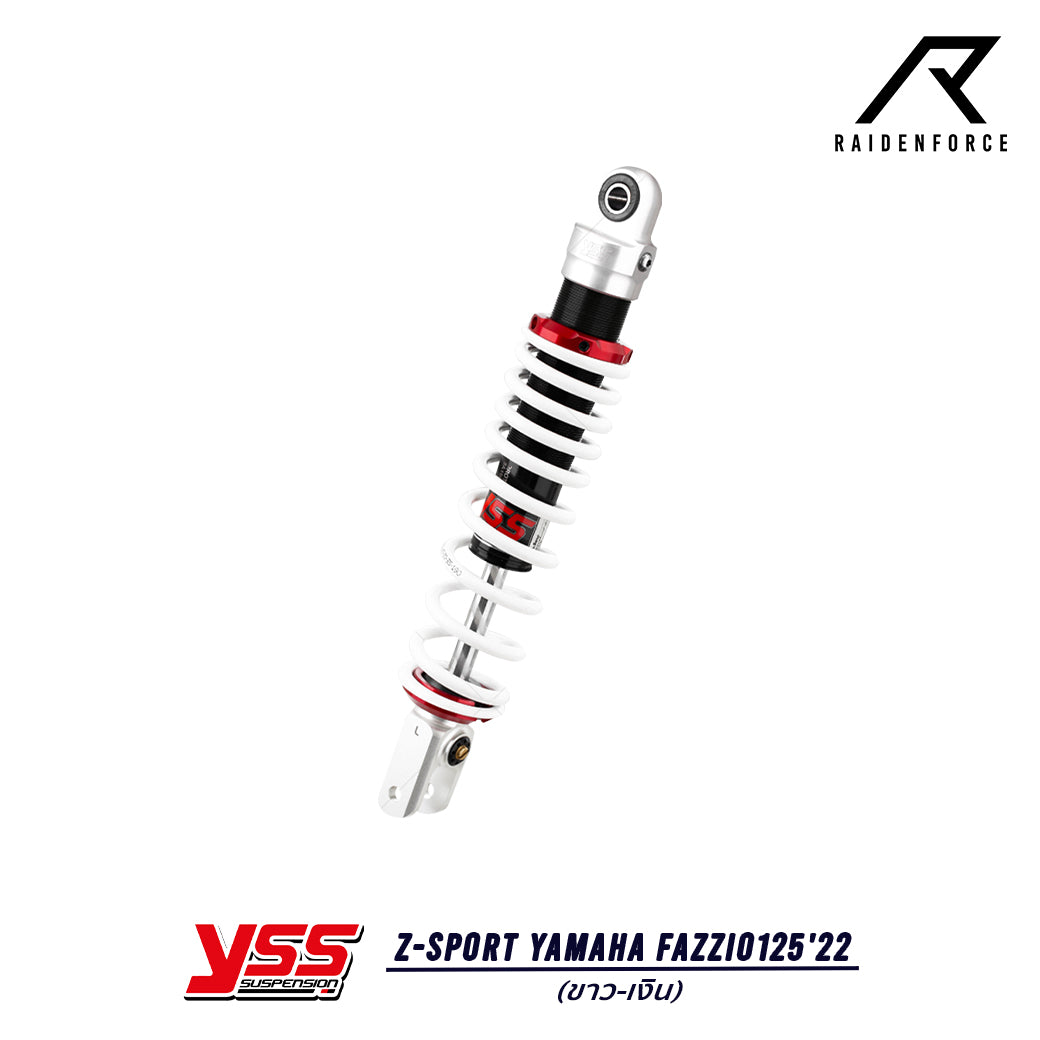 โช้ค YSS Z-Sport Yamaha Fazzio125'22 สี ขาว/เงิน