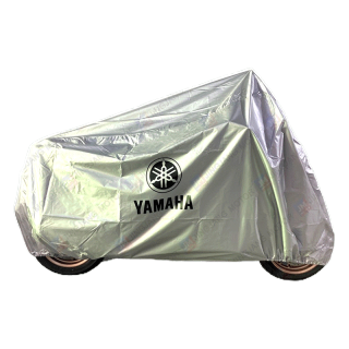 ผ้าคลุมรถ Yamaha สีเงิน