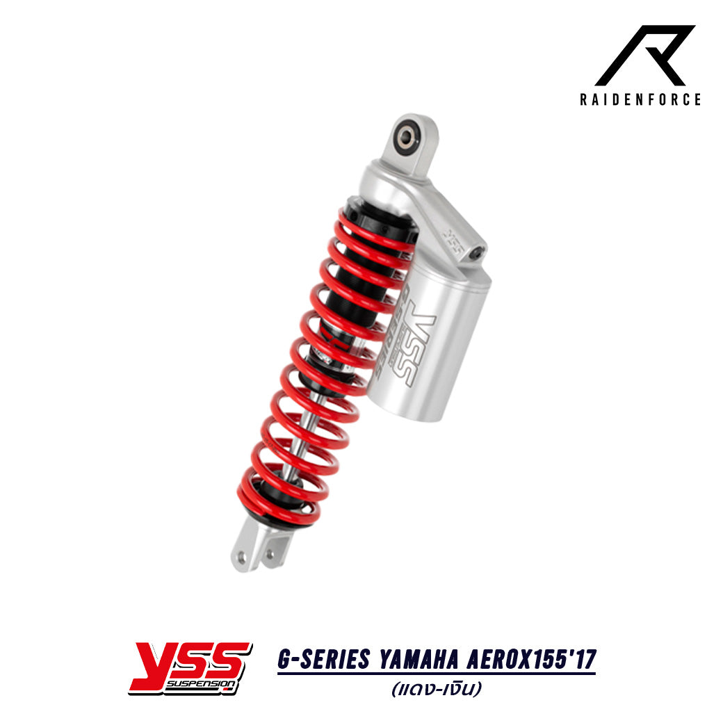 โช้ค YSS G-Series Yamaha Aerox155'17 สี แดง/เงิน
