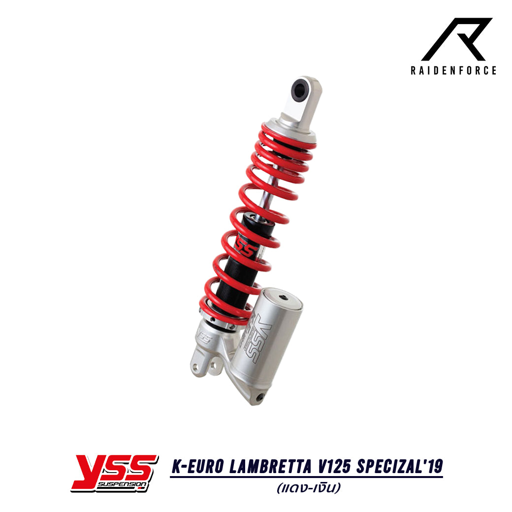 โช้ค YSS K-Euro Lambretta V125 Specizal'19 สี แดง/เงิน