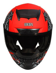 หมวกกันน็อค Sen Helmet Rush Matt red