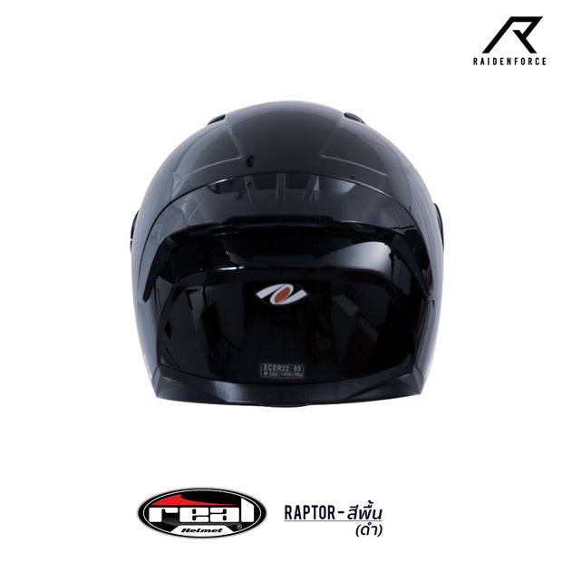 หมวกกันน็อค REAL Helmet Raptor พื้น-ดำ