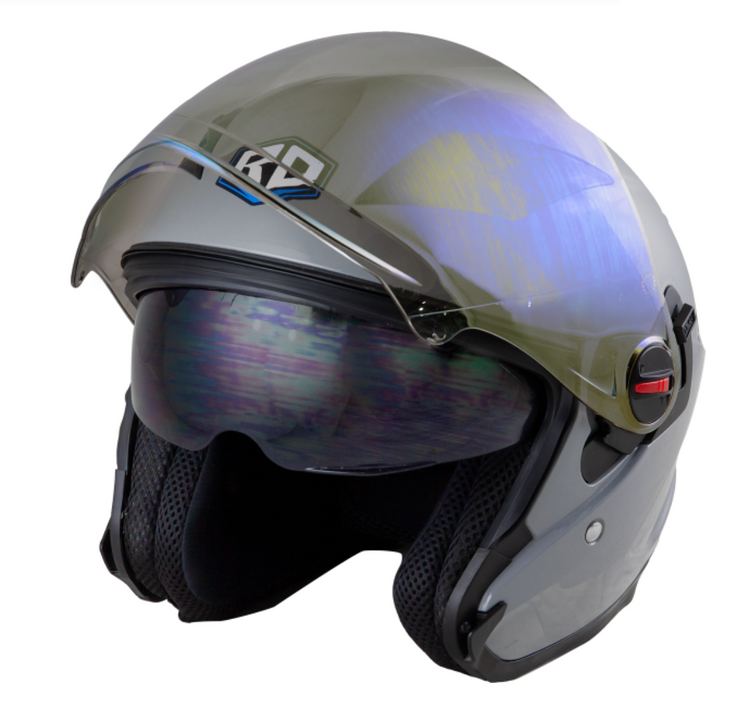 หมวกกันน็อค RANDOM HELMET Air Force - Elegance เทาแลมโบ