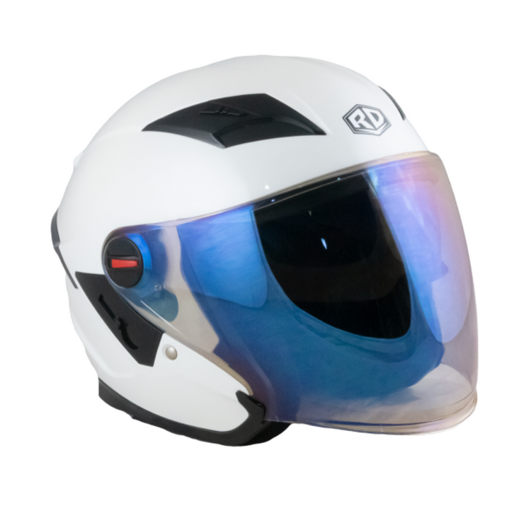 หมวกกันน็อค RANDOM HELMET Air Force - Elegance ขาวมุกเงา