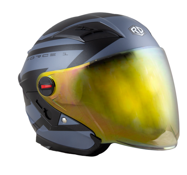 หมวกกันน็อค RANDOM HELMET Air Force - Power ดำกึ่งด้าน