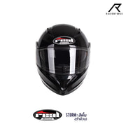 หมวกกันน็อค REAL Helmet STORM พื้น-ดำเงา