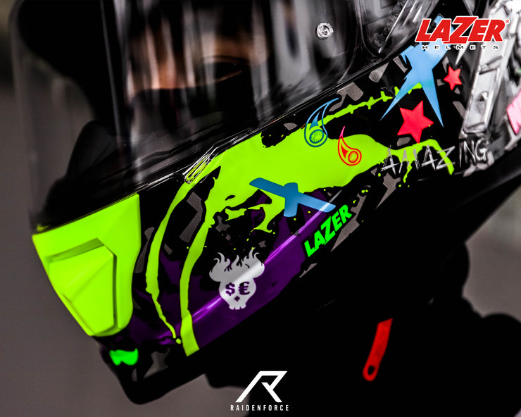 หมวกกันน็อค LAZER Helmet RAFALE Crazy ลายดำ