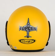 หมวกกันน็อค Avex Topgun Air สีเหลืองด้าน