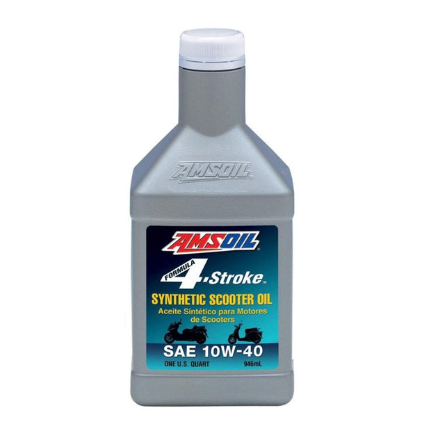 น้ำมันเครื่อง Amsoil Formula 4-Stroke 10W-40 Synthetic Scooter Oil 1 ลิตร
