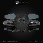 กระจก CRG พร้อมขาสแตนเลส 2D Revolution Forza350