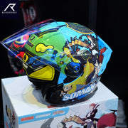 หมวกกันน็อค SOMAN - SM523 ACE Censor Blue