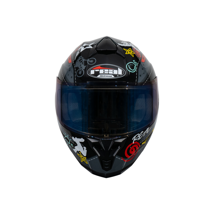หมวกกันน็อค REAL Helmet Falcon  Extreme ดำน้ำเงิน