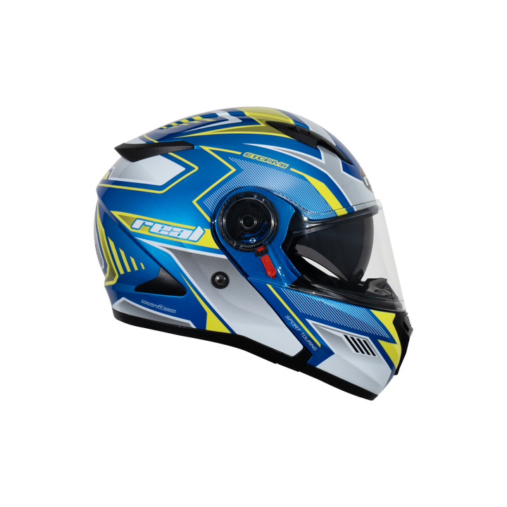 หมวกกันน็อค Real Helmets Storm Eagle Force น้ำเงิน