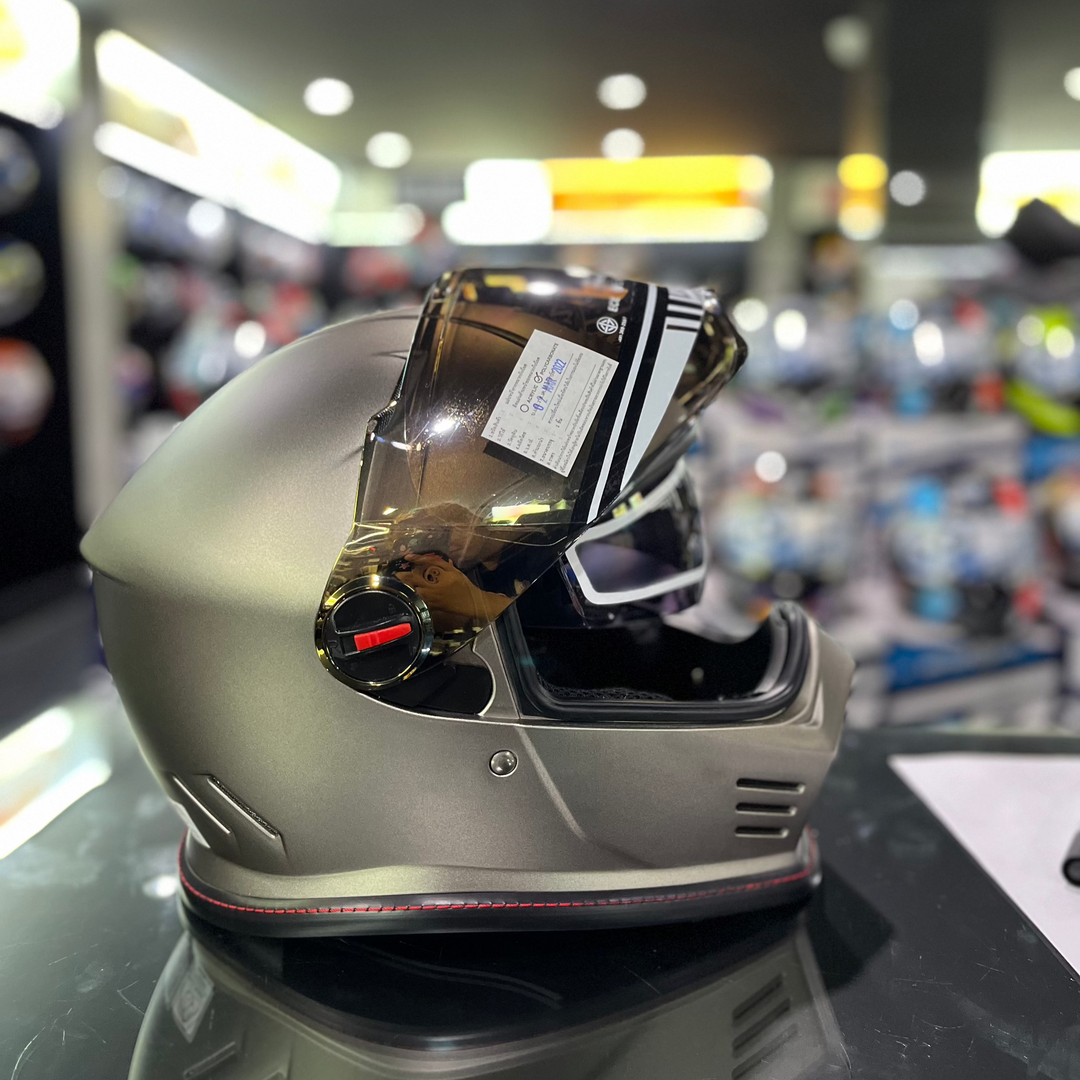 หมวกกันน็อค ID Helmet Immortal สีทองเทา