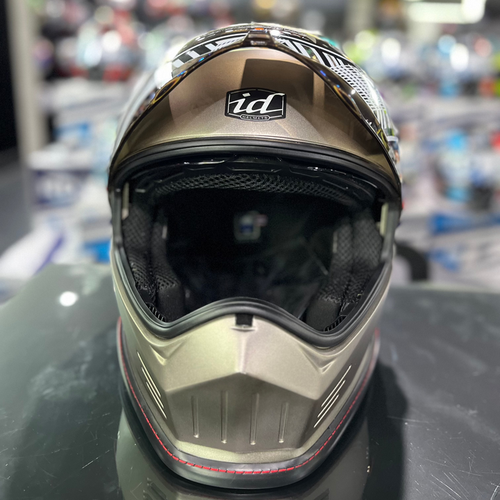 หมวกกันน็อค ID Helmet Immortal สีทองเทา
