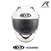 หมวกกันน็อค KYT NF-R Plain White