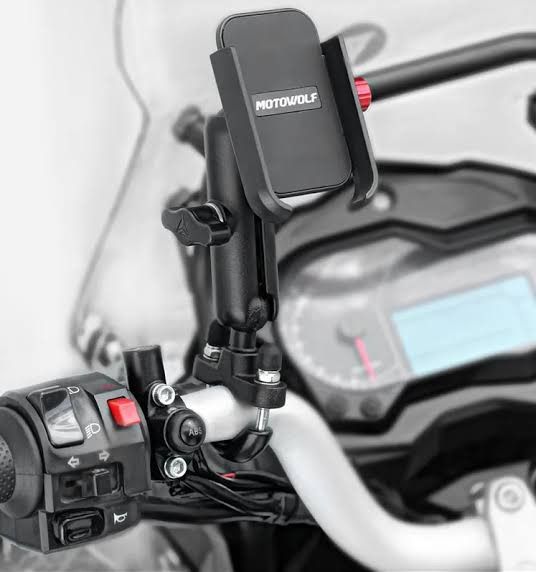 ที่จับโทรศัพท์ ยึดรูกระจก MOTOWOLF รุ่น MDL-2821
