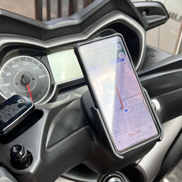ชุดที่จับโทรศัพท์สำหรับมอเตอร์ไซต์พร้อมครอบแฮนด์ Mototec MT-Forza350