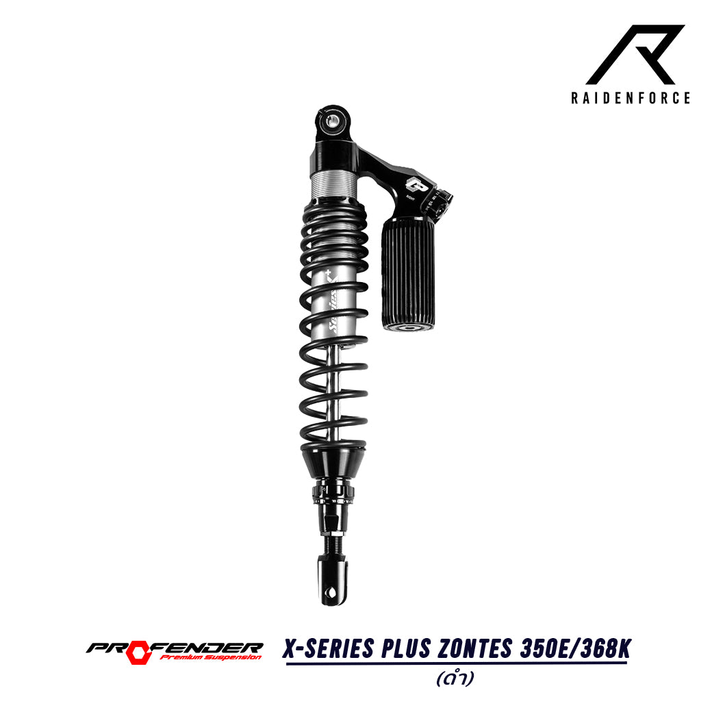 โช้ค PROFENDER X-Series Plus  ZONTES 350E/368K  สีดำ