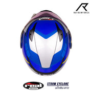 หมวกกันน็อค REAL Helmet STORM Cyclone น้ำเงินเทา