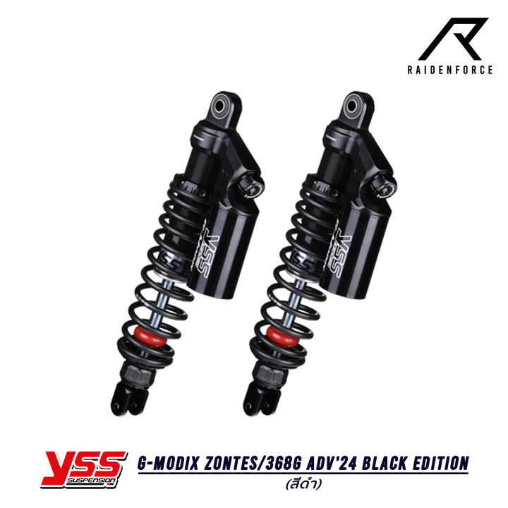 โช้ค YSS G-MODIX Zontes/368G ADV'24 Black Edition สี ดำ