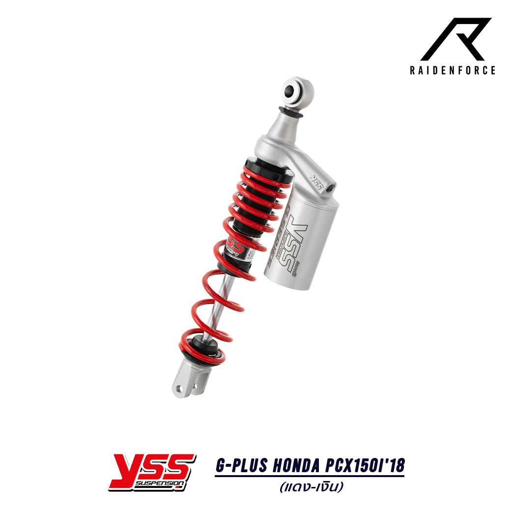 โช้ค YSS G-Plus Honda PCX150i'18  สี แดง/เงิน