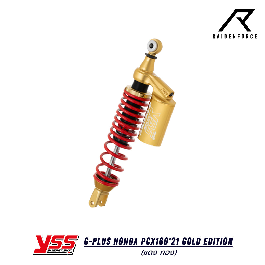 โช้ค YSS G-Plus Honda PCX160'21 Gold Edition สี แดง/ทอง