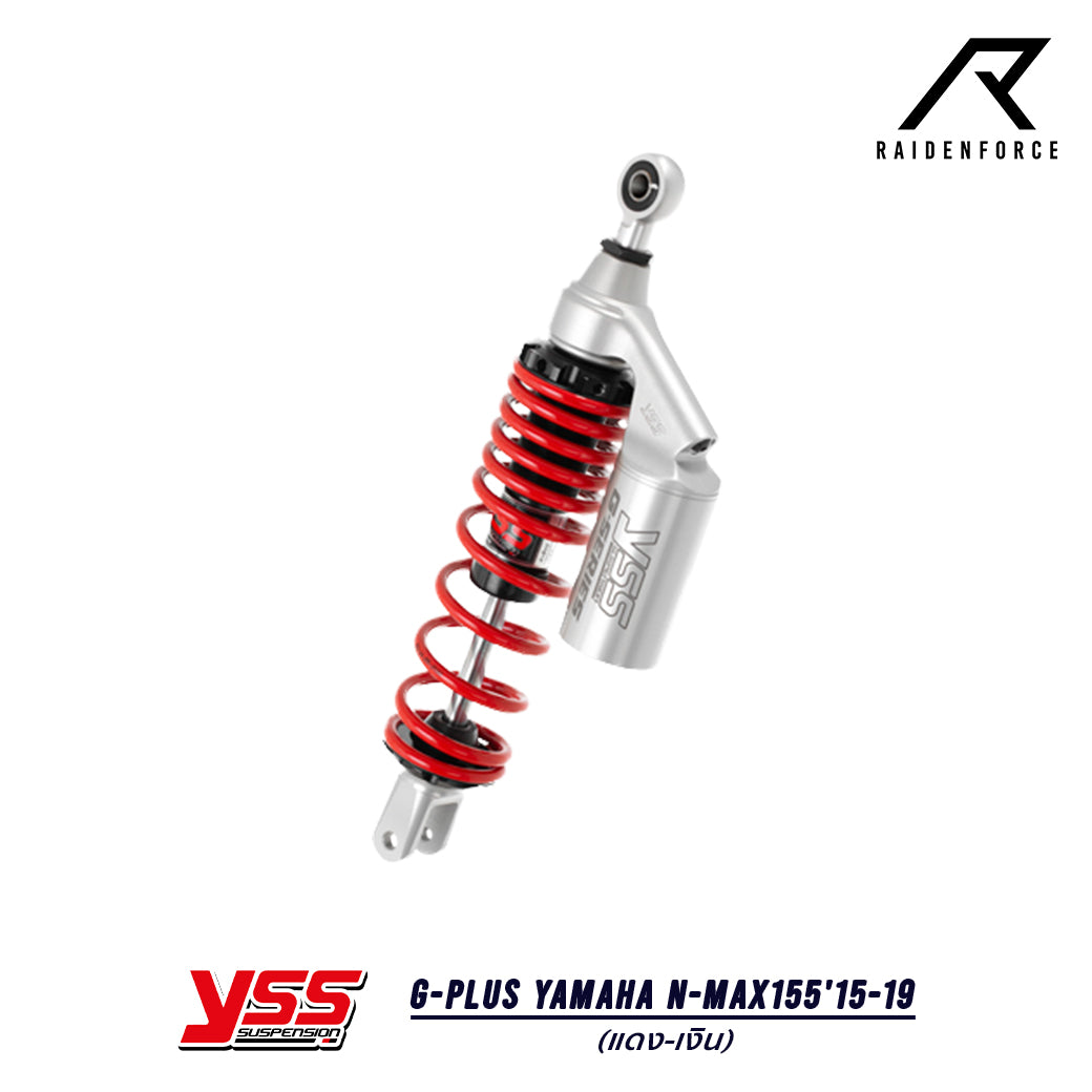 โช้ค YSS G-Plus Yamaha N-max155'15-19  สี แดง/เงิน