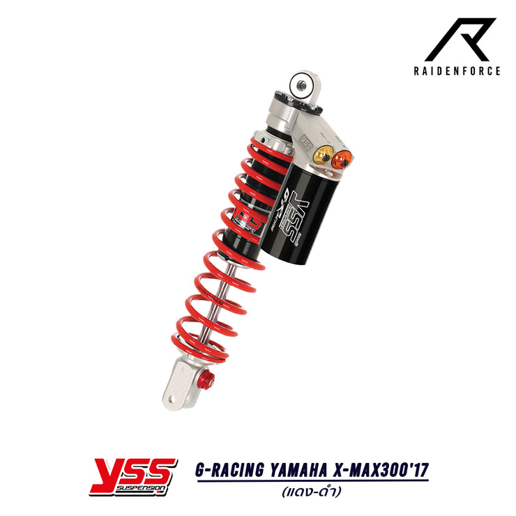 โช้ค YSS G-Racing Yamaha X-max300'17  สี แดง/ดำ