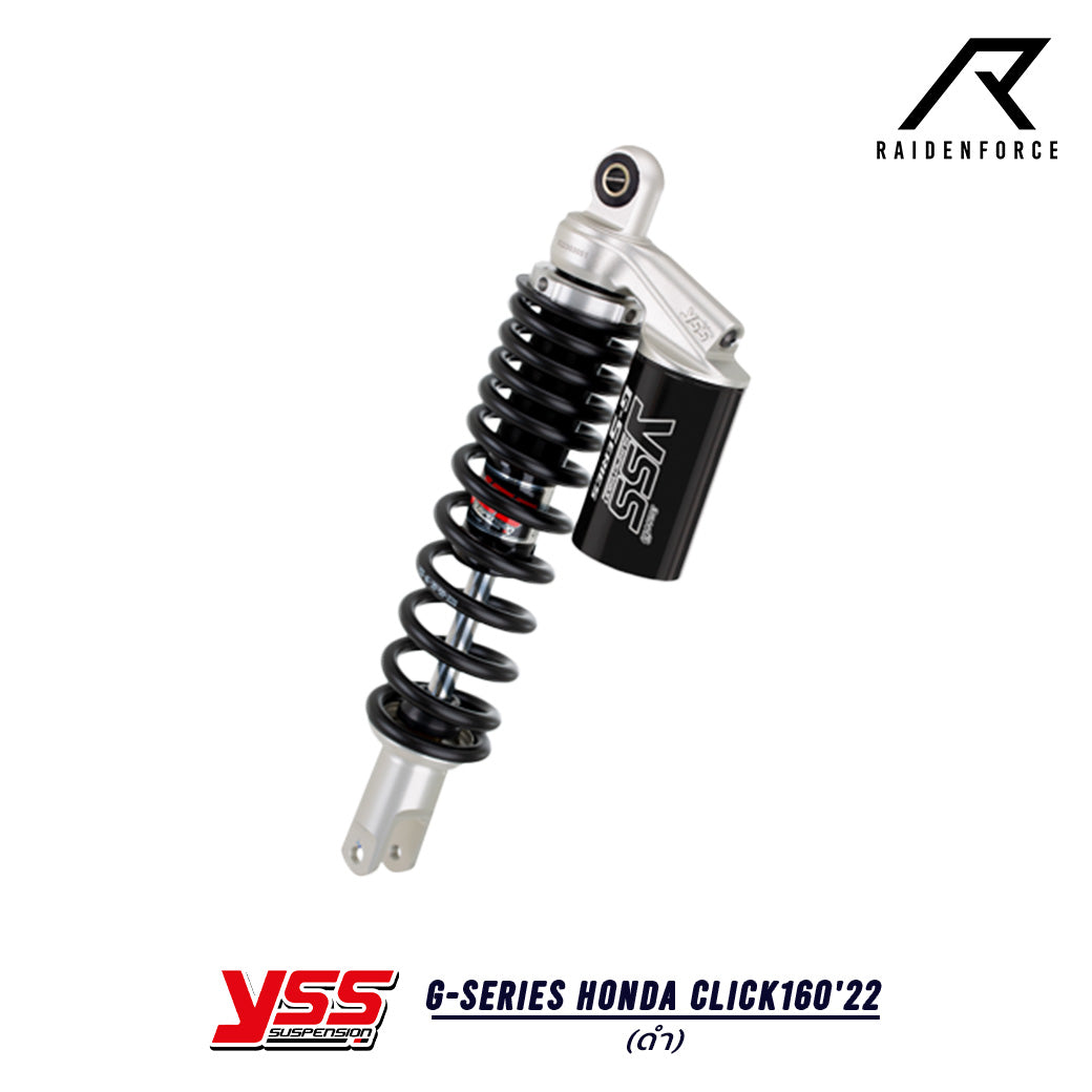 โช้ค YSS G-Series Honda Click160'22  สี ดำ/ดำ