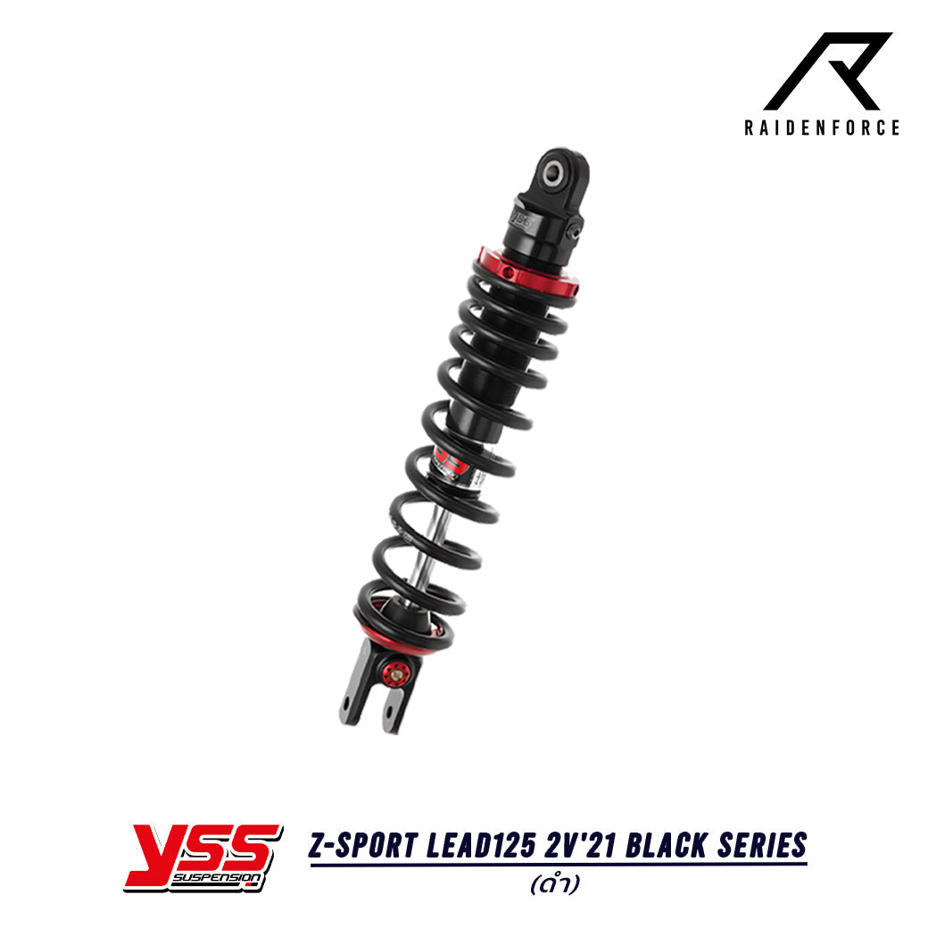 โช้ค YSS Z-Sport  Honda Lead125 2V'21 Black series สี ดำ/ดำ