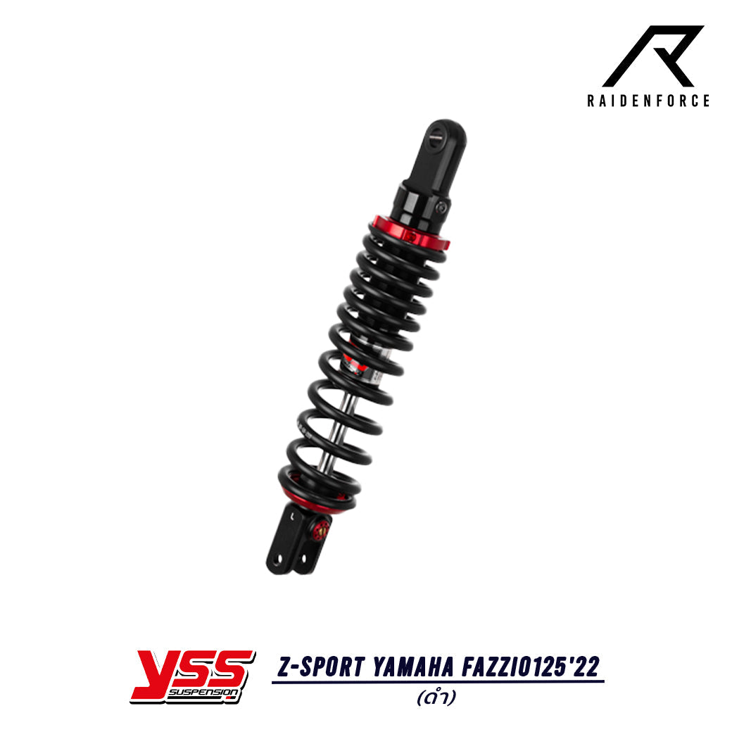 โช้ค YSS Z-Sport Yamaha Fazzio125'22  สี ดำ/ดำ