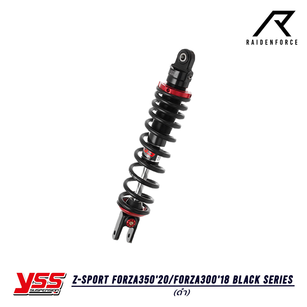 โช้ค YSS Z-Sport Honda Forza350'20/Forza300'18 Black series สี ดำ/ดำ