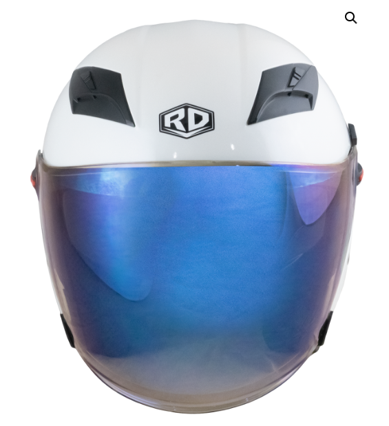 หมวกกันน็อค RANDOM HELMET Air Force - Elegance ขาวมุกเงา